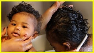 HOW TO COCONUT OIL TREATMENT FOR BABYS HAIR [upl. by Mace]