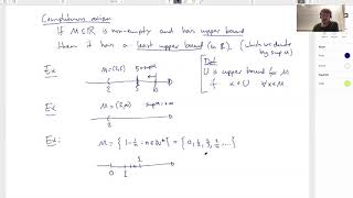 The Completeness axiom and a proof by contradiction [upl. by Sale]