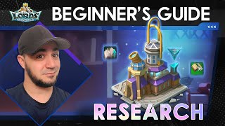 Lords Mobile Beginners Guide EP2  Research [upl. by Gower55]