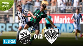 3 Liga Sandhausen kassiert die erste Heimniederlage der Saison gegen Münster  SWR Sport [upl. by Trista746]