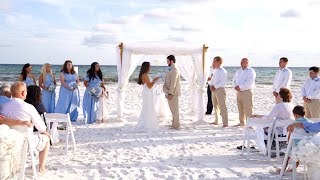 Destin Florida Beach Wedding  Dakota amp Payton Destination Wedding [upl. by Drannel]