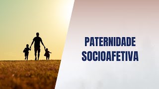 Paternidade socioafetiva [upl. by Wyck]