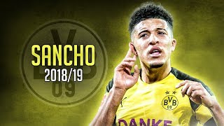 Jadon Sancho 201819 ● English Future  Crazy Skills amp Goals  HD [upl. by Syhr]