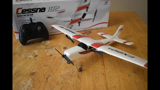 Flybear Cessna 182 FX801 2 Channel RC Airplane  Unboxing amp Review [upl. by Alket]