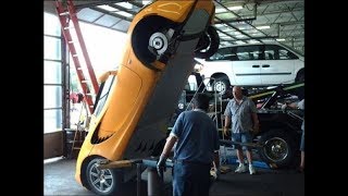 Cars falling off liftsgarage hoists 1 [upl. by Bell211]