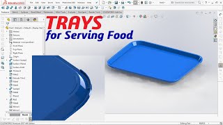 TRAYS  SolidWorks for Beginners [upl. by Ennazzus]