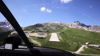 Courchevel airport landing HD [upl. by Moser]