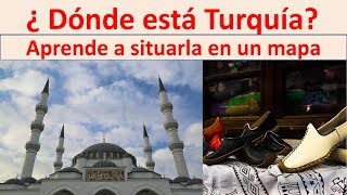 Dónde está Turquía Donde queda Turquia Turkey map [upl. by Tindall]