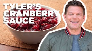 Tyler Florence Makes CranberryOrange Sauce  Tylers Ultimate  Food Network [upl. by Novert]