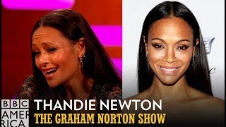 Thandie Newton Got Mistaken For Zoe Saldana From A Former Spice Girl  The Graham Norton Show [upl. by Neirad]