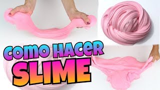 DIY  Como Hacer SLIME  FÁCIL Y SIN BÓRAX  NatyGloss [upl. by Legnalos214]