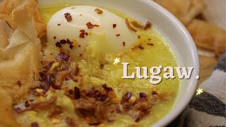 COZY KITCHEN TV How to cook turmeric lugaw with egg recipe [upl. by Crispas305]