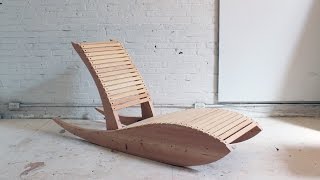 DIY Rocking Lounge Chair 10 [upl. by Ecinwahs]