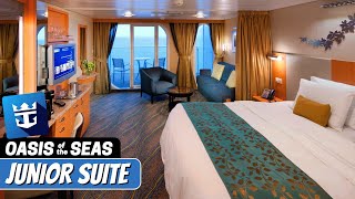 Oasis of the Seas  Junior Suite Tour amp Review 4K  Royal Caribbean Cruise [upl. by Jecon890]