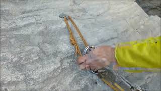 TUTORIAL ALPINISMO 3  Come fare la CALATA in corda doppia [upl. by Seyah]