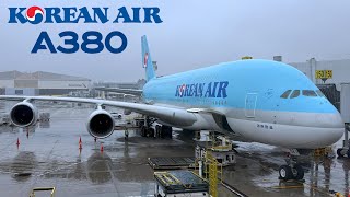 🇺🇸 Los Angeles LAX to Seoul ICN 🇰🇷 Korean Air Airbus A380  FULL FLIGHT REPORT Polar route [upl. by Cyrill565]