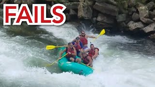 Fails Kayak amp Rafting Fail Compilation [upl. by Dasteel]