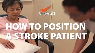 How To Position A Stroke Patient [upl. by Akinor]