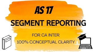 AS 17 in ENGLISH  Segment Reporting  CA INTER  ADVANCE ACCOUNTS [upl. by Lorrac]