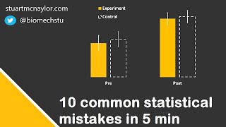 Ten Statistical Mistakes in 5 Min [upl. by Bouchard]