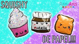 Haz SQUISHIES de PAPEL Super fáciles [upl. by Sibylla]