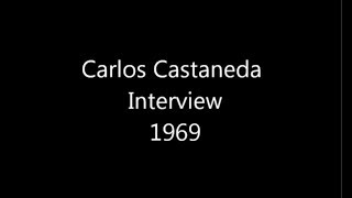 Carlos Castaneda Interview with Theodore Roszak 1969 [upl. by Sevein]