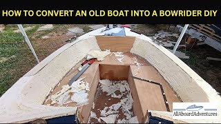 Boat conversion into Bowrider [upl. by Adnileb]