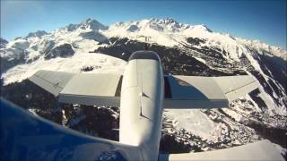 Landing in Courchevel LFLJ [upl. by Onirefes]