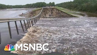 North Carolina Dam Collapses Due To Hurricane Florence Floodwaters  Hallie Jackson  MSNBC [upl. by Finnigan629]