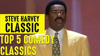 Top 5 Steve Harvey Comedy Classics [upl. by Noivaz194]