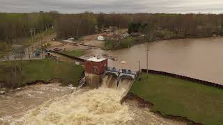 Smallwood Lake Dam Overflows After Edenville Dam Failure [upl. by Abas913]