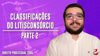 CLASSIFICAÇÕES DO LITISCONSÓRCIO  Direito Processual Civil  Parte 2 [upl. by Ateiram377]