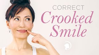 Correct Crooked Smile With One Simple Exercise [upl. by Ornstead]