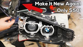 The Ultimate BMW Headlight Lens Replacement Guide [upl. by Adilem]