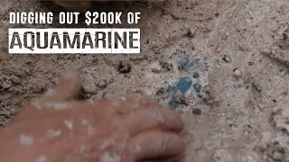 Digging out a 200K aquamarine pocket on Mt Antero  S1E4 [upl. by Thema]