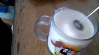 Aerolatte Review Frothing Cold Milk In Under 1 Minute [upl. by Nabila289]