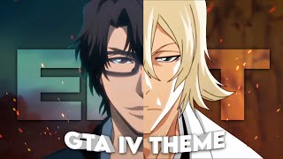 Aizen x Urahara  GTA IV Theme Edit [upl. by Morril]